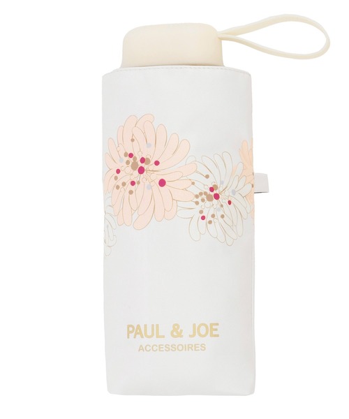 PAUL&JOE(ポールアンドジョー)の「【WEB限定】遮光100% 晴雨兼用 日傘 コンパクト "クリザンテーム"(折りたたみ傘・レディース・オフホワイト/ネイビー/オレンジ系その他2/ベージュ/サックスブルー・FREE)」の11枚目の写真