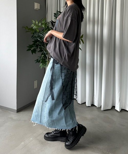 kutir（クティール）の「kutirlune／アソートレースラップスカート　巻きスカート（スカート・レディース・ホワイト系/ホワイト系1/ブラック/オフホワイト/ブラック系1・FREE）」の12枚目の写真