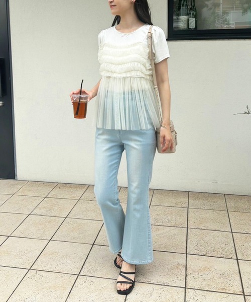 セール】2WAYチュールビスチェ/WEB限定アイテム（キャミソール）｜one