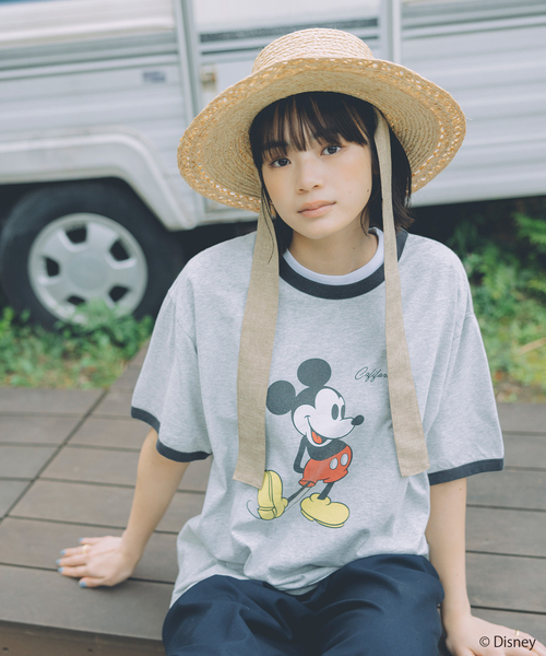 JOURNAL STANDARD（ジャーナルスタンダード）の「《追加》MICKEY MOUSE / ミッキーマウス 別注 S/S Tシャツ（Tシャツ/カットソー・メンズ・ホワイト/ホワイト系その他/イエロー/ブラック/ブラック系その他/グレー・SMALL/MEDIUM/LARGE）」の6枚目の写真
