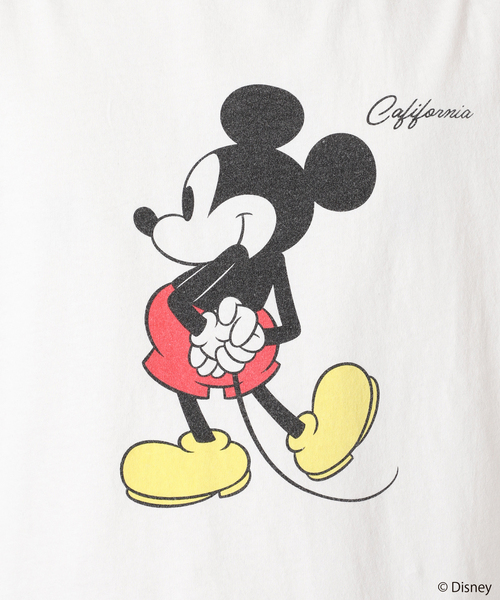 JOURNAL STANDARD（ジャーナルスタンダード）の「《追加》MICKEY MOUSE / ミッキーマウス 別注 S/S Tシャツ（Tシャツ/カットソー・メンズ・ホワイト/ホワイト系その他/イエロー/ブラック/ブラック系その他/グレー・SMALL/MEDIUM/LARGE）」の21枚目の写真