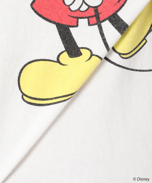 JOURNAL STANDARD（ジャーナルスタンダード）の「《追加》MICKEY MOUSE / ミッキーマウス 別注 S/S Tシャツ（Tシャツ/カットソー・メンズ・ホワイト/ホワイト系その他/イエロー/ブラック/ブラック系その他/グレー・SMALL/MEDIUM/LARGE）」の20枚目の写真