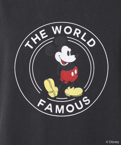 JOURNAL STANDARD（ジャーナルスタンダード）の「《追加》MICKEY MOUSE / ミッキーマウス 別注 S/S Tシャツ（Tシャツ/カットソー・メンズ・ホワイト/ホワイト系その他/イエロー/ブラック/ブラック系その他/グレー・SMALL/MEDIUM/LARGE）」の16枚目の写真