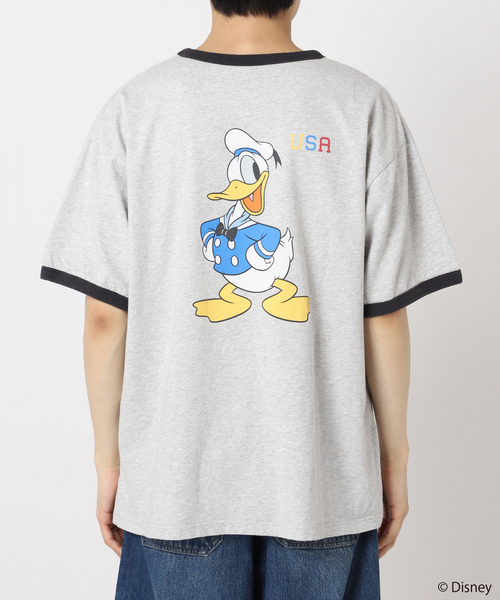 JOURNAL STANDARD（ジャーナルスタンダード）の「《追加》MICKEY MOUSE / ミッキーマウス 別注 S/S Tシャツ（Tシャツ/カットソー・メンズ・ホワイト/ホワイト系その他/イエロー/ブラック/ブラック系その他/グレー・SMALL/MEDIUM/LARGE）」の8枚目の写真