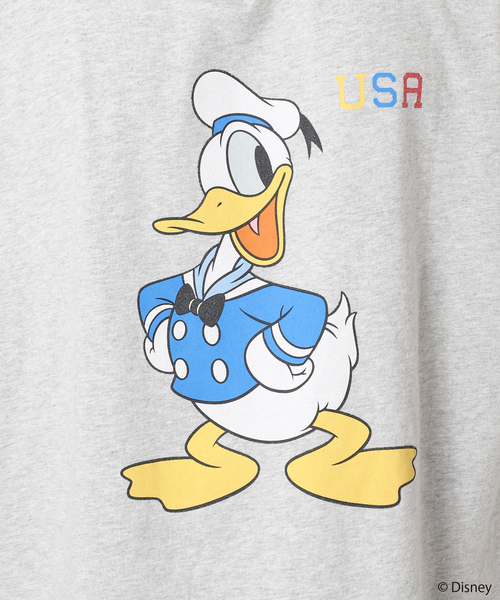 JOURNAL STANDARD（ジャーナルスタンダード）の「《追加》MICKEY MOUSE / ミッキーマウス 別注 S/S Tシャツ（Tシャツ/カットソー・メンズ・ホワイト/ホワイト系その他/イエロー/ブラック/ブラック系その他/グレー・SMALL/MEDIUM/LARGE）」の7枚目の写真