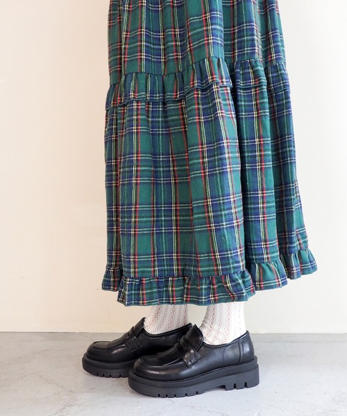 byあしながおじさん（バイアシナガオジサン）の「キルトコインローファー　8510117（ローファー・レディース・ベージュ/ブラック/テラコッタ・LL/L/M/S）」の5枚目の写真