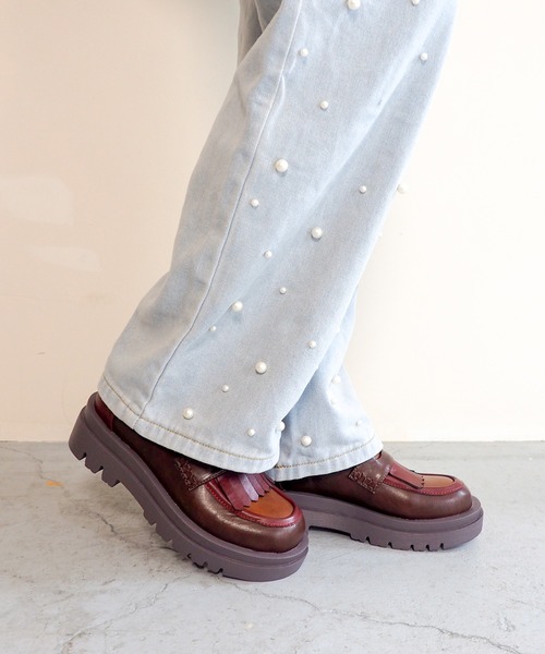 byあしながおじさん（バイアシナガオジサン）の「キルトコインローファー　8510117（ローファー・レディース・ベージュ/ブラック/テラコッタ・LL/L/M/S）」の17枚目の写真