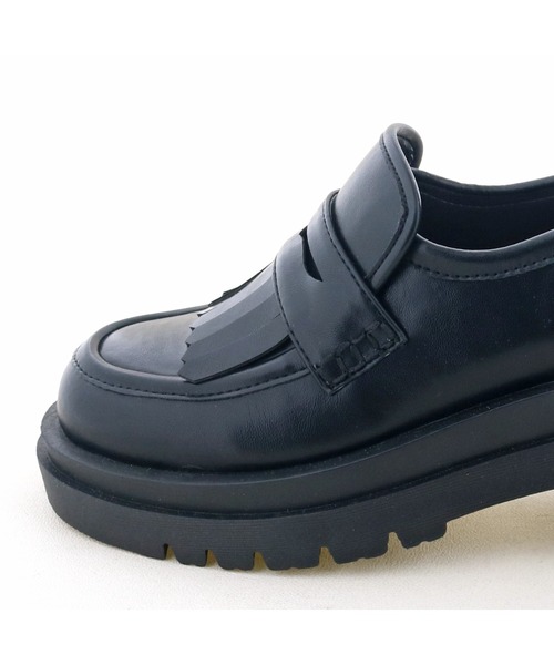 byあしながおじさん（バイアシナガオジサン）の「キルトコインローファー　8510117（ローファー・レディース・ベージュ/ブラック/テラコッタ・LL/L/M/S）」の21枚目の写真