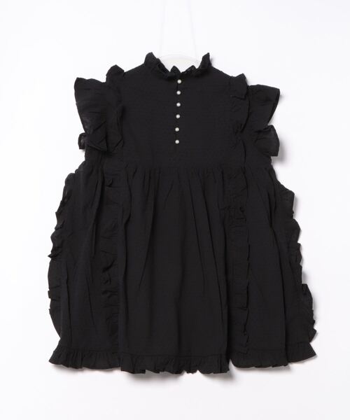 M y u(ミュー)の「フェアリーチュニックブラウス(シャツ/ブラウス・レディース・ホワイト/ブラック・ML/SM)」の20枚目の写真