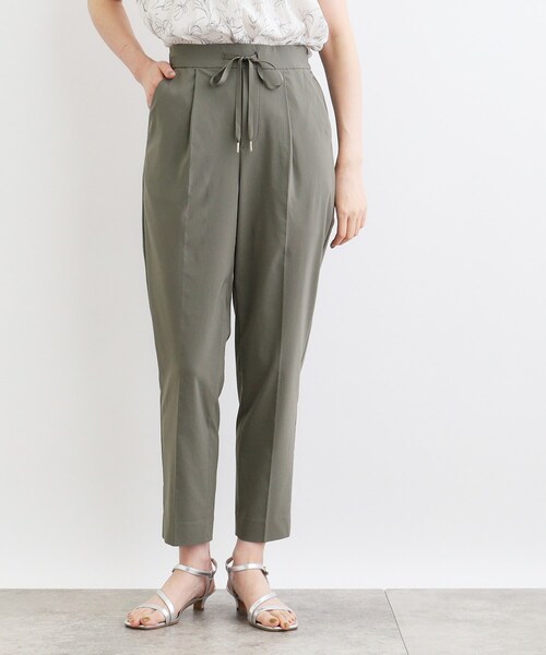 grove(グローブ)の「◆【洗える/接触冷感】ハイパーストレッチジョガーパンツ(その他パンツ・レディース・チャコールグレー/カーキ/ブラック・02/03/01/05/04)」の1枚目の写真