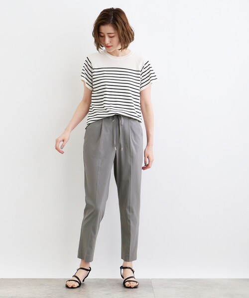 grove(グローブ)の「◆【洗える/接触冷感】ハイパーストレッチジョガーパンツ(その他パンツ・レディース・チャコールグレー/カーキ/ブラック・02/03/01/05/04)」の17枚目の写真