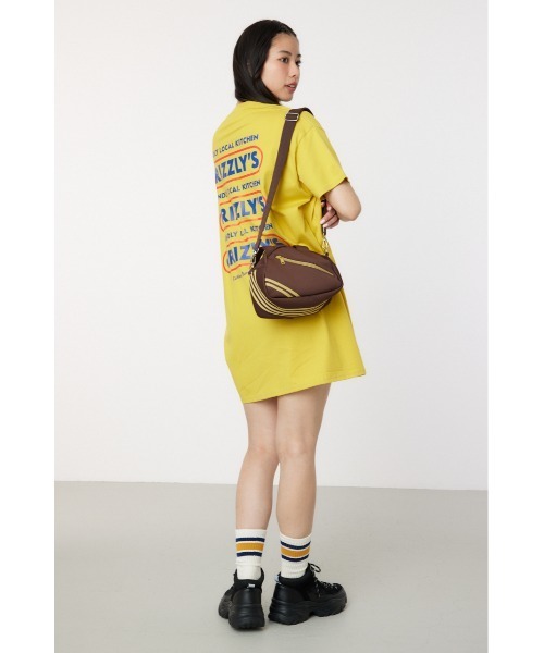 RODEO CROWNS WIDE BOWL(ロデオクラウンズワイドボウル)の「GRIZZLY’S KITCHEN Tワンピース(ワンピース・レディース・イエロー/ブラック/ライトベージュ・FREE)」の8枚目の写真