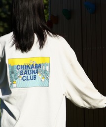 CHIKABA（チカバ）の「【CHIKABA SAUNA CLUB】 バックプリント 長袖 Tシャツ / ロンT / オーバーサイズ（Tシャツ/カットソー）」