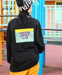 CHIKABA（チカバ）の「【CHIKABA SAUNA CLUB】 バックプリント 長袖 Tシャツ / ロンT / オーバーサイズ（Tシャツ/カットソー）」