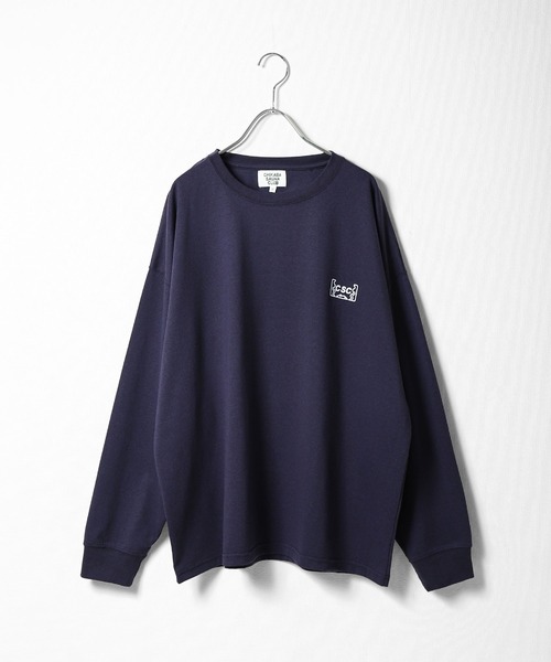 CHIKABA(チカバ)の「【CHIKABA SAUNA CLUB】 バックプリント 長袖 Tシャツ / ロンT / オーバーサイズ(Tシャツ/カットソー・メンズ・ホワイト/ブラック/オートミール/ネイビー/ネイビー系/アイボリー系/ブラック系/ホワイト系・MEDIUM/X-LARGE/LARGE)」の14枚目の写真