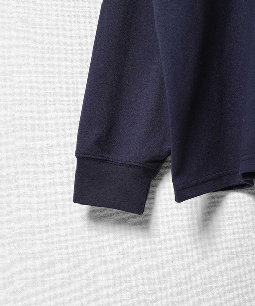 CHIKABA(チカバ)の「【CHIKABA SAUNA CLUB】 バックプリント 長袖 Tシャツ / ロンT / オーバーサイズ(Tシャツ/カットソー・メンズ・ホワイト/ブラック/オートミール/ネイビー/ネイビー系/アイボリー系/ブラック系/ホワイト系・MEDIUM/X-LARGE/LARGE)」の12枚目の写真