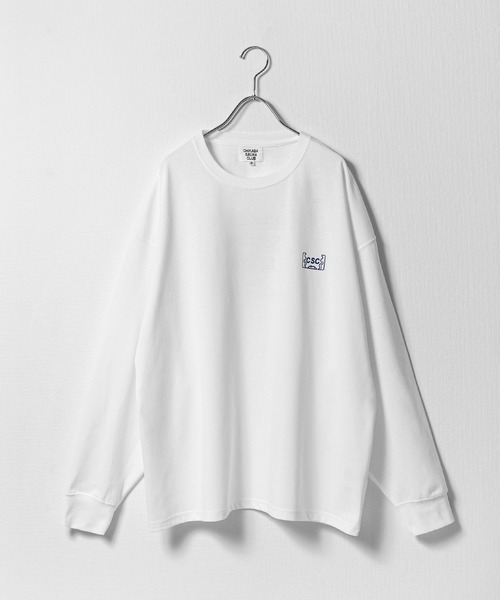 CHIKABA(チカバ)の「【CHIKABA SAUNA CLUB】 バックプリント 長袖 Tシャツ / ロンT / オーバーサイズ(Tシャツ/カットソー・メンズ・ホワイト/ブラック/オートミール/ネイビー/ネイビー系/アイボリー系/ブラック系/ホワイト系・MEDIUM/X-LARGE/LARGE)」の16枚目の写真