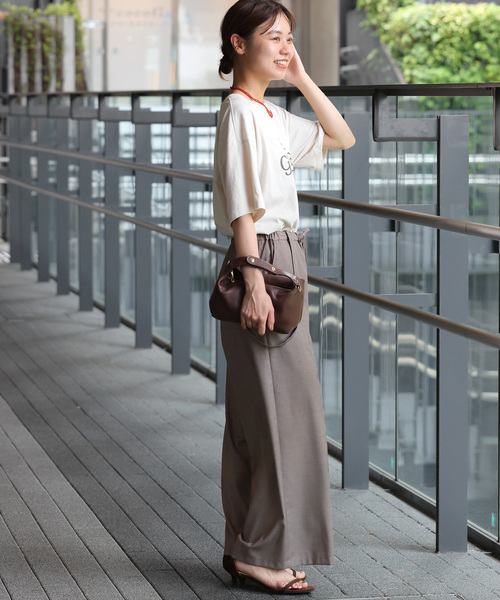 ウォッシャブルサスペンダー付きワイドパンツ2WAY JOURNAL STANDARD relume（ジャーナルスタンダード レリューム