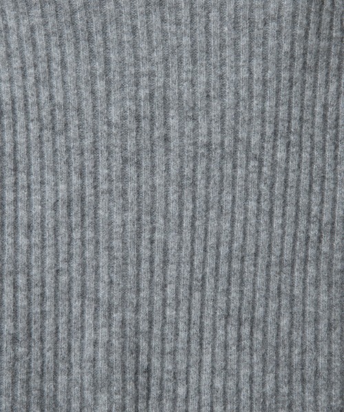 COLLAGE GALLARDAGALANTE(コラージュガリャルダガランテ)の「フロントZIPハイネックニット/WEB限定(ニット/セーター・レディース・ダークブラウン/グレー/ブラック・FREE)」の7枚目の写真