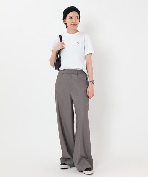 AP STUDIO T/R Wide slacks ワイドスラックス　36 セール】Light T/R wide Pants（スラックス）｜AP STUDIO