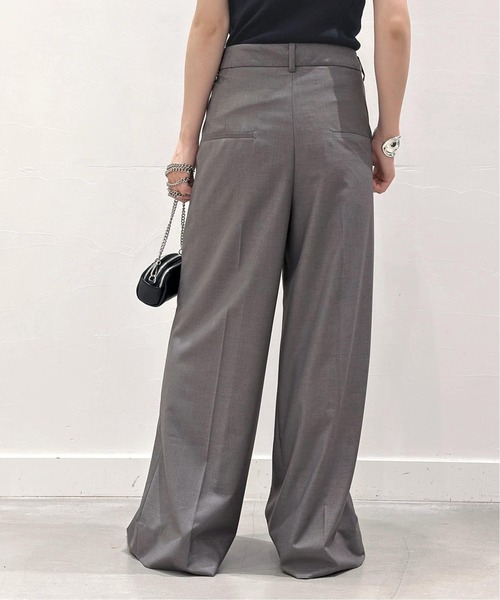 AP STUDIO(エーピーストゥディオ)の「Light T/R wide Pants(スラックス・レディース・チャコールグレー・40/38/36/34)」の18枚目の写真