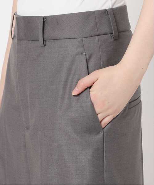 AP STUDIO(エーピーストゥディオ)の「Light T/R wide Pants(スラックス・レディース・チャコールグレー・40/38/36/34)」の6枚目の写真