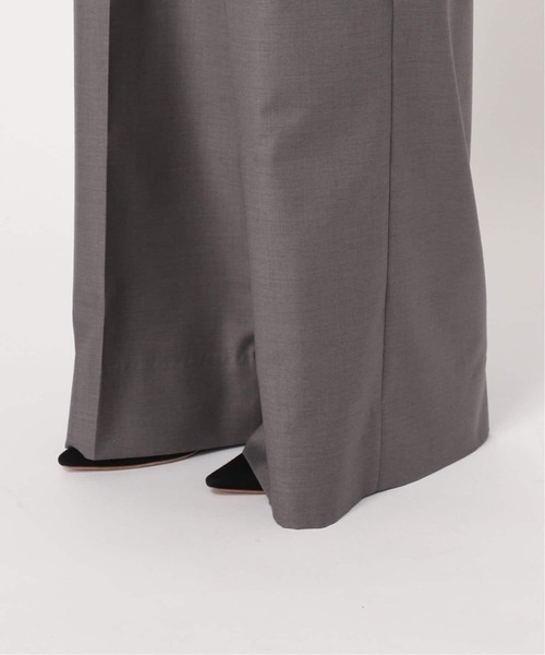 AP STUDIO(エーピーストゥディオ)の「Light T/R wide Pants(スラックス・レディース・チャコールグレー・40/38/36/34)」の7枚目の写真