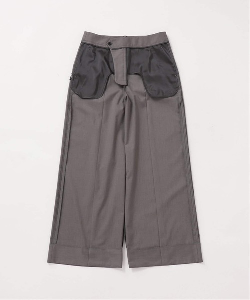 AP STUDIO(エーピーストゥディオ)の「Light T/R wide Pants(スラックス・レディース・チャコールグレー・40/38/36/34)」の9枚目の写真