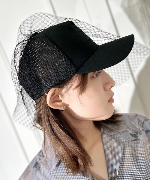 チュールデザインメッシュキャップ（キャップ）｜FLUMOR（フラマー）の