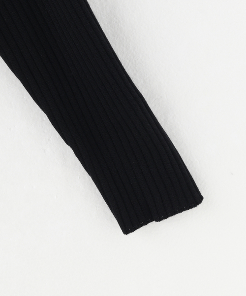 sulvam（サルバム）の「【SULVAM / サルバム】ハイネックジップアップニット（ニット/セーター・メンズ・ブラック・MEDIUM/SMALL）」の6枚目の写真