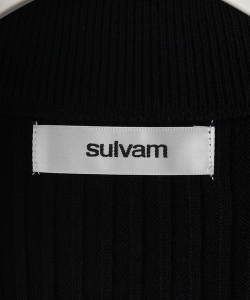 sulvam（サルバム）の「【SULVAM / サルバム】ハイネックジップアップニット（ニット/セーター・メンズ・ブラック・MEDIUM/SMALL）」の10枚目の写真