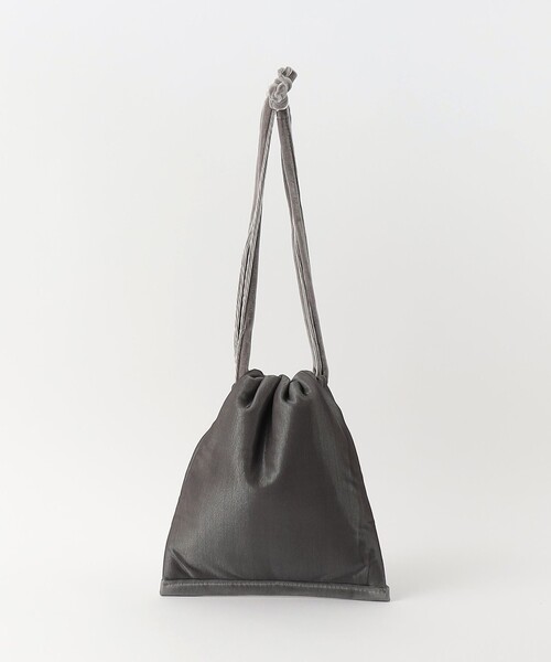 BEAUTY&YOUTH UNITED ARROWS(ビューティーアンドユースユナイテッドアローズ)の「ベルベット×チュール ドロストバッグ(ショルダーバッグ・レディース・オフホワイト/グレー/ブラック・FREE)」の8枚目の写真
