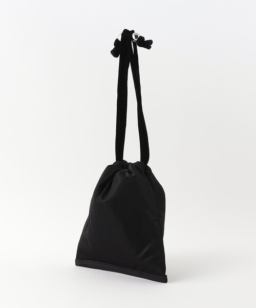 BEAUTY&YOUTH UNITED ARROWS(ビューティーアンドユースユナイテッドアローズ)の「ベルベット×チュール ドロストバッグ(ショルダーバッグ・レディース・オフホワイト/グレー/ブラック・FREE)」の21枚目の写真