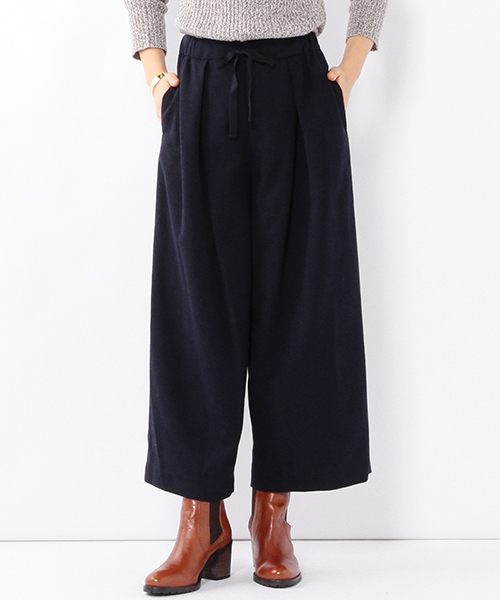 B:MING by BEAMS（ビーミングバイビームス）の「ビーミング by ビームス / T/Rガウチョパンツ（その他パンツ・レディース・ライトグレー/ネイビー・SMALL/MEDIUM）」の2枚目の写真