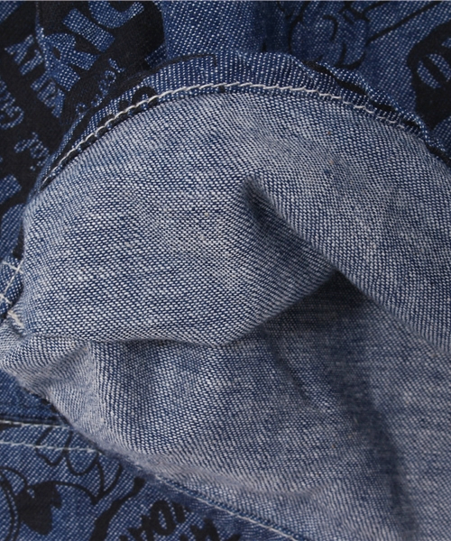 JOEY HYSTERIC(ジョーイヒステリック)の「CW/CHILLY PUNKS総柄 長袖ワークシャツ(シャツ/ブラウス・キッズ・レッド系その他/ブルー系その他・MEDIUM/SMALL)」の10枚目の写真