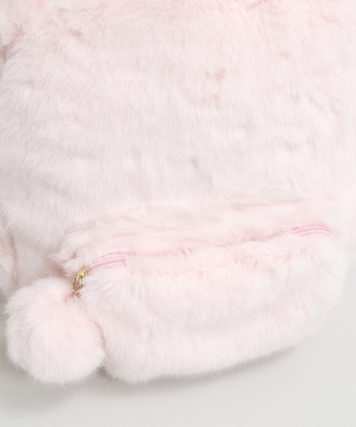 WEGO（ウィゴー）の「WEGO/ウサギミミファーリュック（バックパック/リュック・レディース・ホワイト/ブラック/ピンク・FREE）」の8枚目の写真