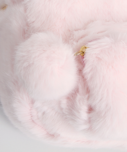 WEGO（ウィゴー）の「WEGO/ウサギミミファーリュック（バックパック/リュック・レディース・ホワイト/ブラック/ピンク・FREE）」の9枚目の写真