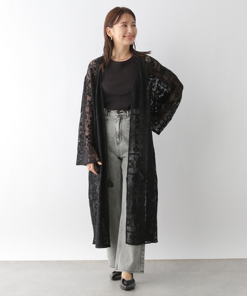 【セール】メッシュレースガウンワンピース 128341（ワンピース）｜LEPSIM（レプシィム）