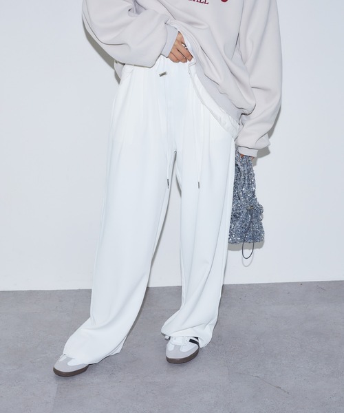 BARRETTA(バレッタ)の「イージーワイドパンツ(その他パンツ・レディース・ブラック/ホワイト・FREE)」の2枚目の写真