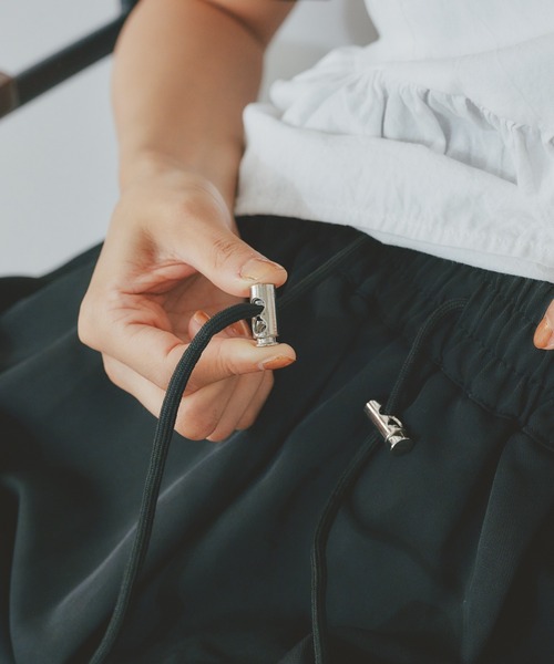 BARRETTA(バレッタ)の「イージーワイドパンツ(その他パンツ・レディース・ブラック/ホワイト・FREE)」の13枚目の写真