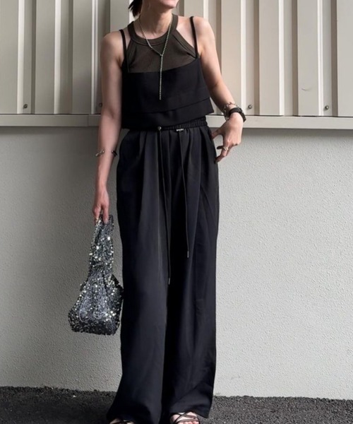 BARRETTA(バレッタ)の「イージーワイドパンツ(その他パンツ・レディース・ブラック/ホワイト・FREE)」の15枚目の写真