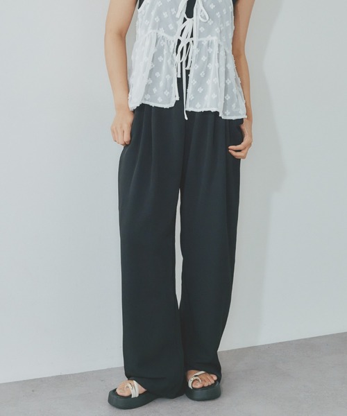 BARRETTA(バレッタ)の「イージーワイドパンツ(その他パンツ・レディース・ブラック/ホワイト・FREE)」の17枚目の写真
