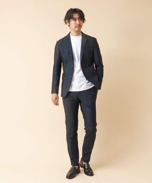 NOLLEY’S(ノーリーズ)の「《セットアップ/ビジカジ対応》HEAT PERFORMA ストレッチパンツ 24AW(その他パンツ・メンズ・チャコールグレー/ダークネイビー・S/M/L/XL)」の13枚目の写真