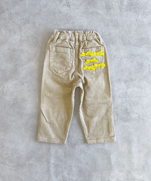 CALMIA(カルミア)の「リボンいっぱいコールテンパンツ(その他パンツ・キッズ・オフホワイト/チャコール・90/100/110/120/80/130/140/150)」の19枚目の写真