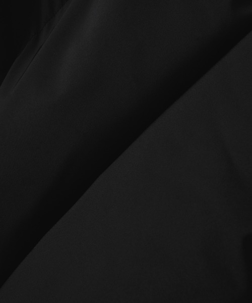 MONO-MART(モノマート)の「2WAYショート丈中綿ブルゾン/撥水・防風(ダウンジャケット/コート・レディース・アイボリー/ブラック/ライトブルー/モカ/ベージュ・L/M)」の8枚目の写真