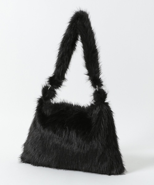 PAGEBOY(ページボーイ)の「シャギーファーショルダーBAG(ショルダーバッグ・レディース・ブルー/オフホワイト/ブラック・FREE)」の15枚目の写真