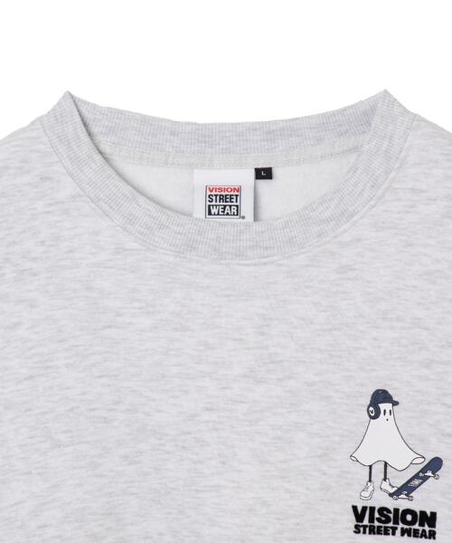 VISION STREET WEAR（ヴィジョンストリートウェア）の「∴WEGO/VISIONゴーストスケータープルオーバー（スウェット・メンズ・アッシュグレー/ブラック・MEDIUM/LARGE）」の16枚目の写真