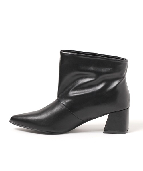 LAKOLE(ラコレ)の「ワイドシャフトブーツ / 140076(ブーツ・レディース・ブラック/ベージュ・MEDIUM/LARGE)」の12枚目の写真