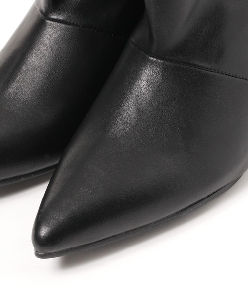 LAKOLE(ラコレ)の「ワイドシャフトブーツ / 140076(ブーツ・レディース・ブラック/ベージュ・MEDIUM/LARGE)」の16枚目の写真