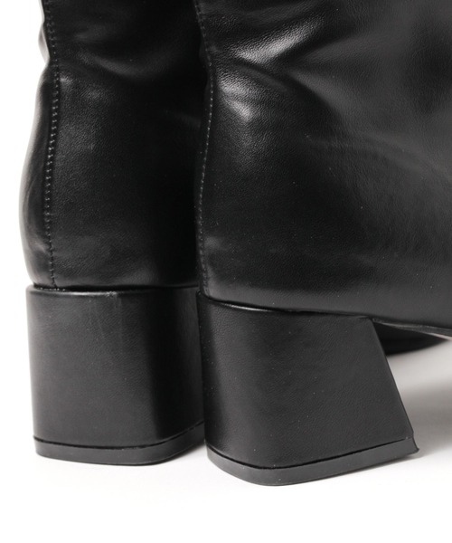 LAKOLE(ラコレ)の「ワイドシャフトブーツ / 140076(ブーツ・レディース・ブラック/ベージュ・MEDIUM/LARGE)」の18枚目の写真